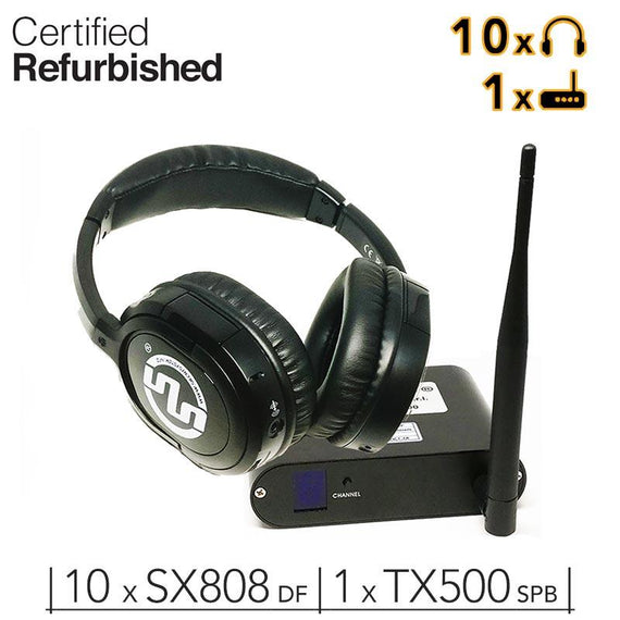 10 SX808 DF Headphones [R] + TX500 Transmitter [R]