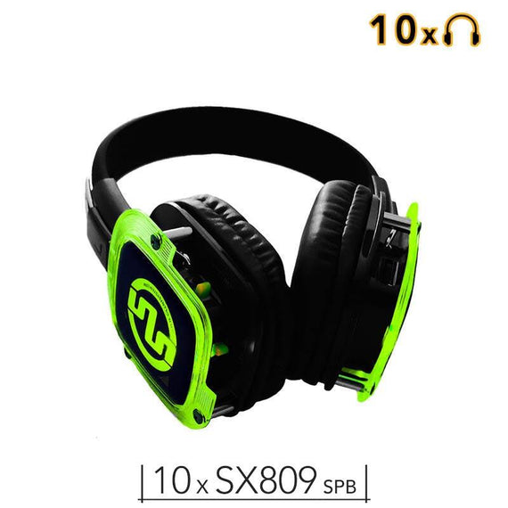 10 SX809 Super Power Bass Silent Headphones