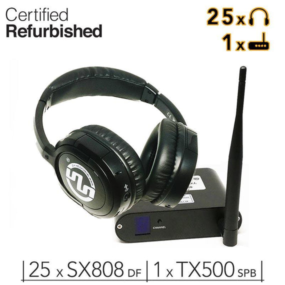 25 SX808 DF Headphones [R] + TX500 Transmitter [R]