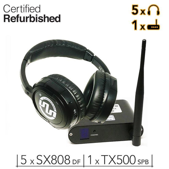 5 SX808 DF Headphones [R] + TX500 Transmitter [R]
