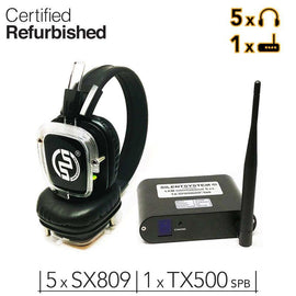 5 SX809 Headphones [R] + TX500 Transmitter [R]