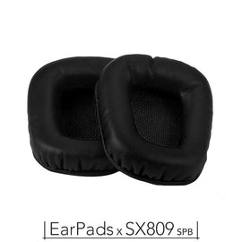 Pair of SX809 Headphones Faux Leather Ear Pads